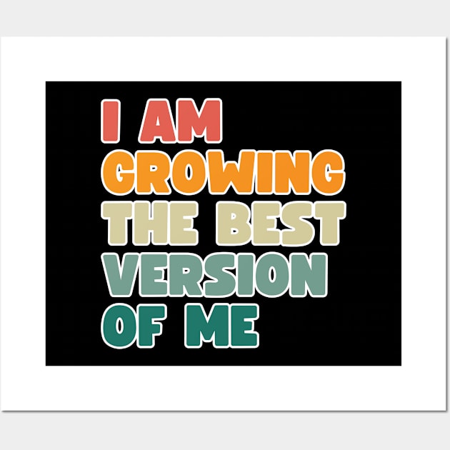 I am growing into the best version of me Wall Art by la chataigne qui vole ⭐⭐⭐⭐⭐